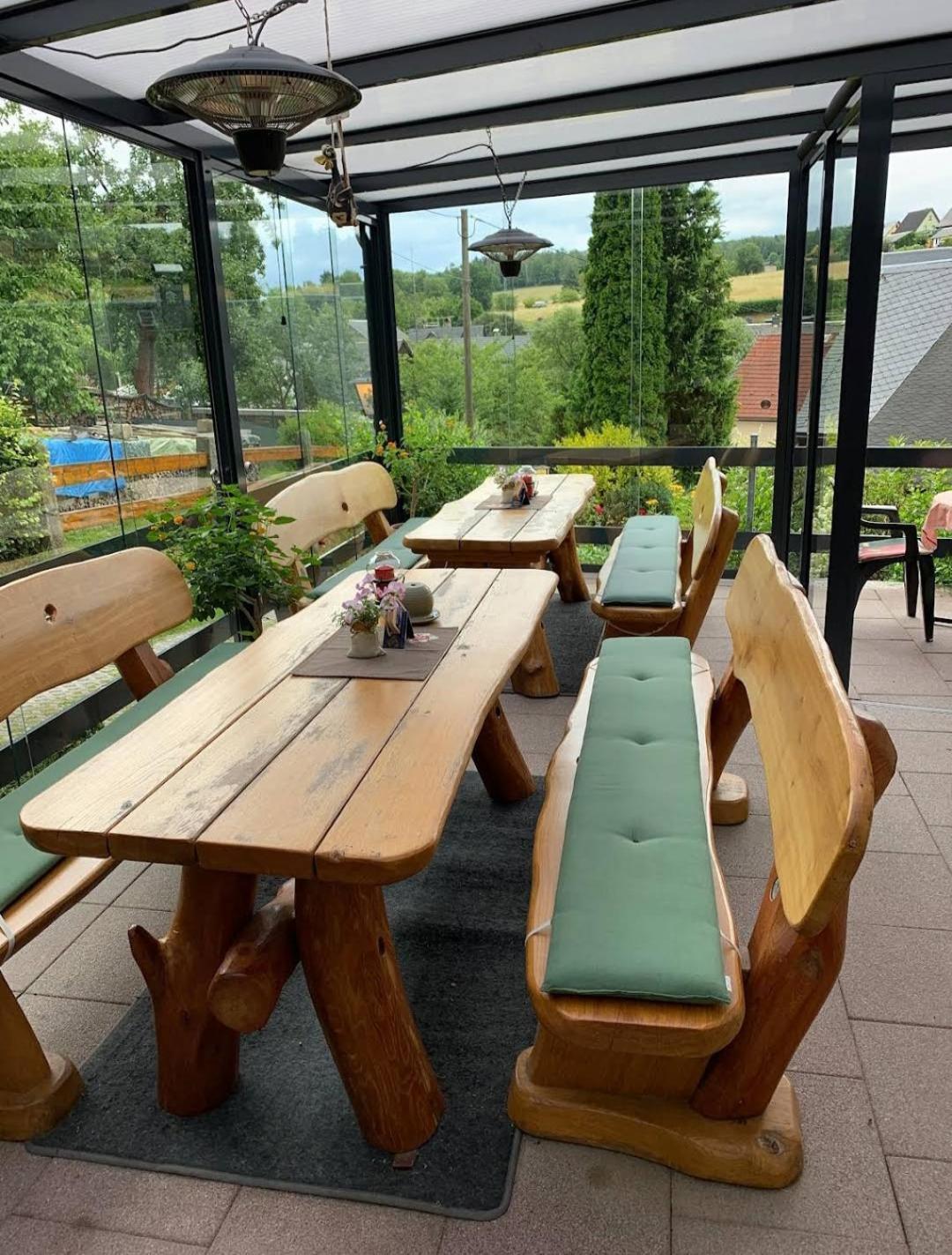 Gasthaus "Zum Wanderstuebel" 힌테르헤름스도르프 외부 사진